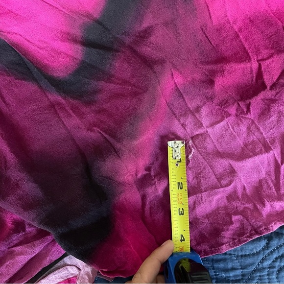 The Kit | Cobie Shirtdress in Pink and Black Love Haze Button Up Midi Sz 4 - Picture 12 of 16